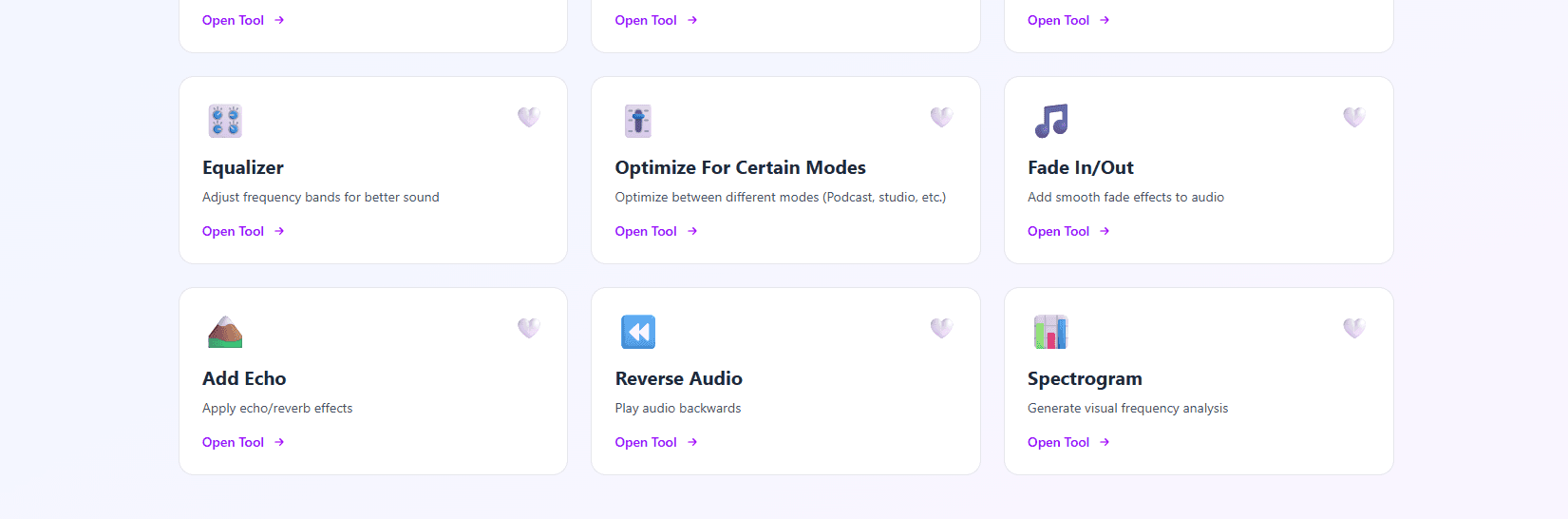 Audio Editing Toolkit continued