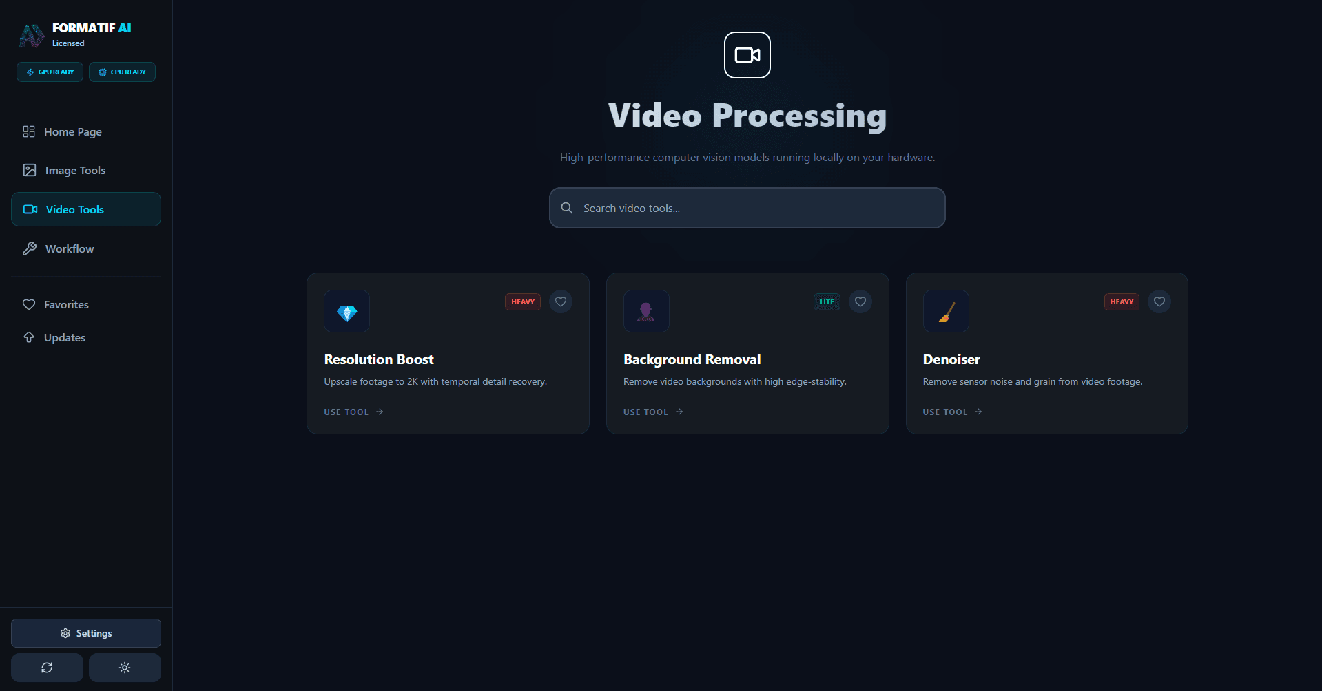 Videos screenshot