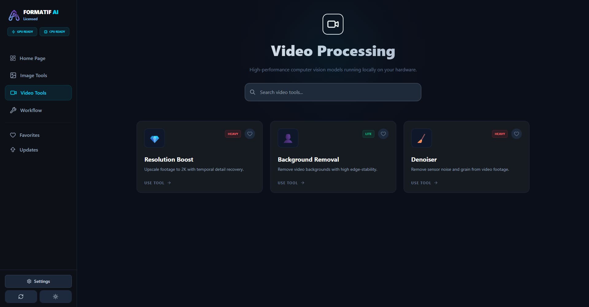 Videos screenshot