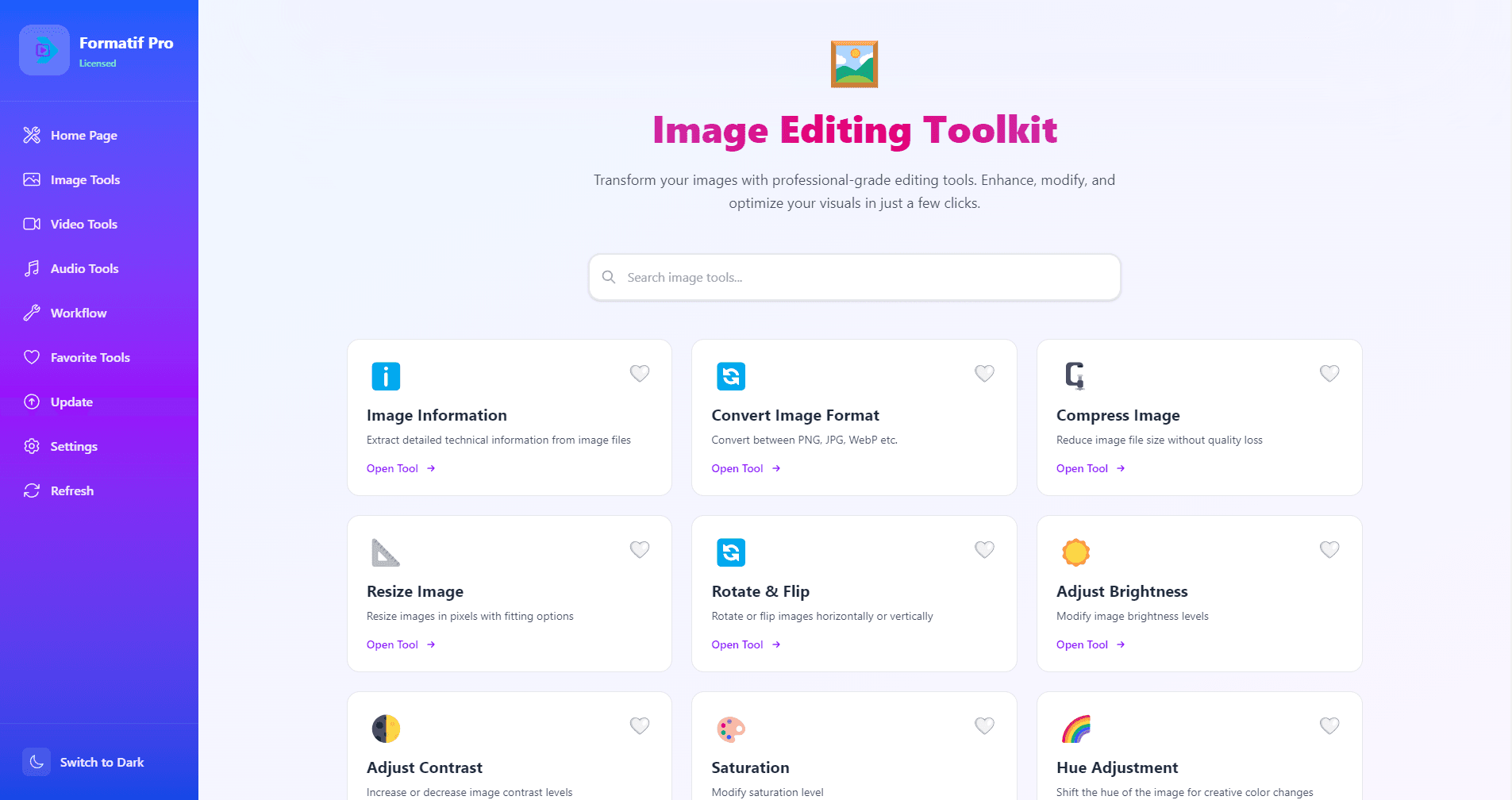 Images screenshot