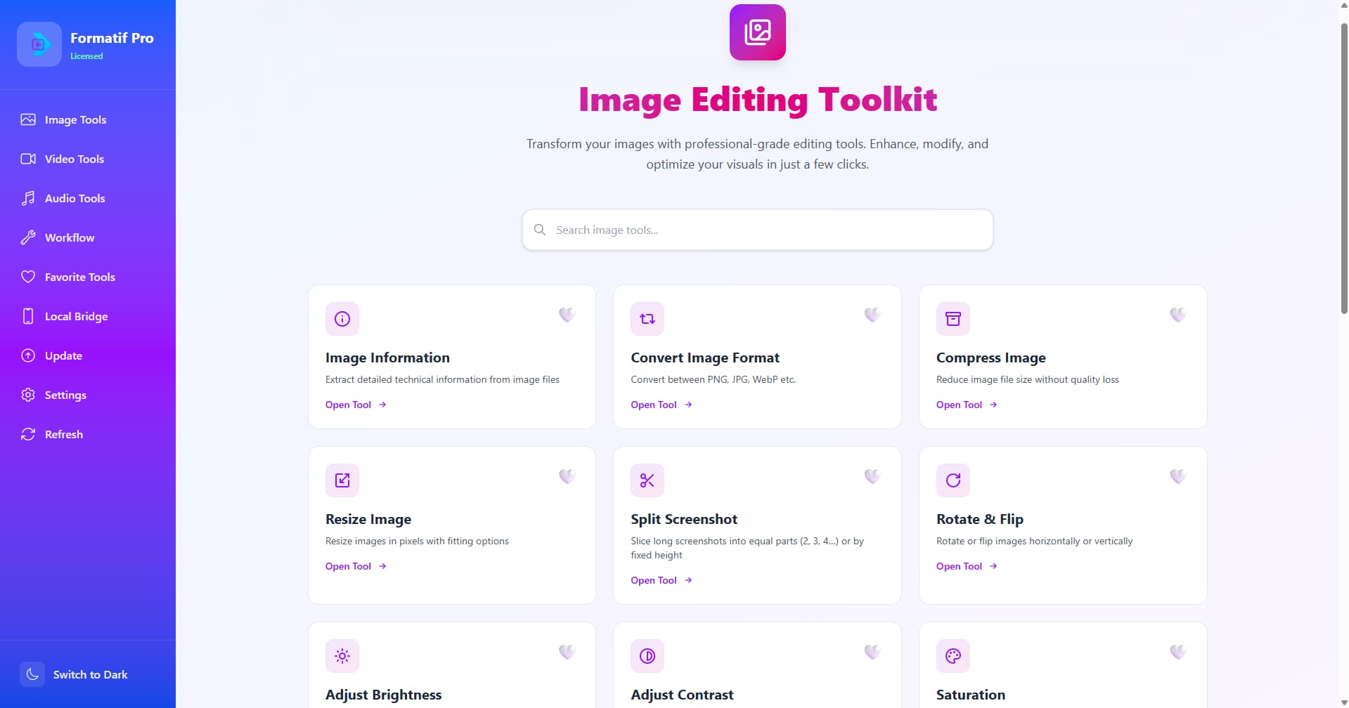 Images screenshot