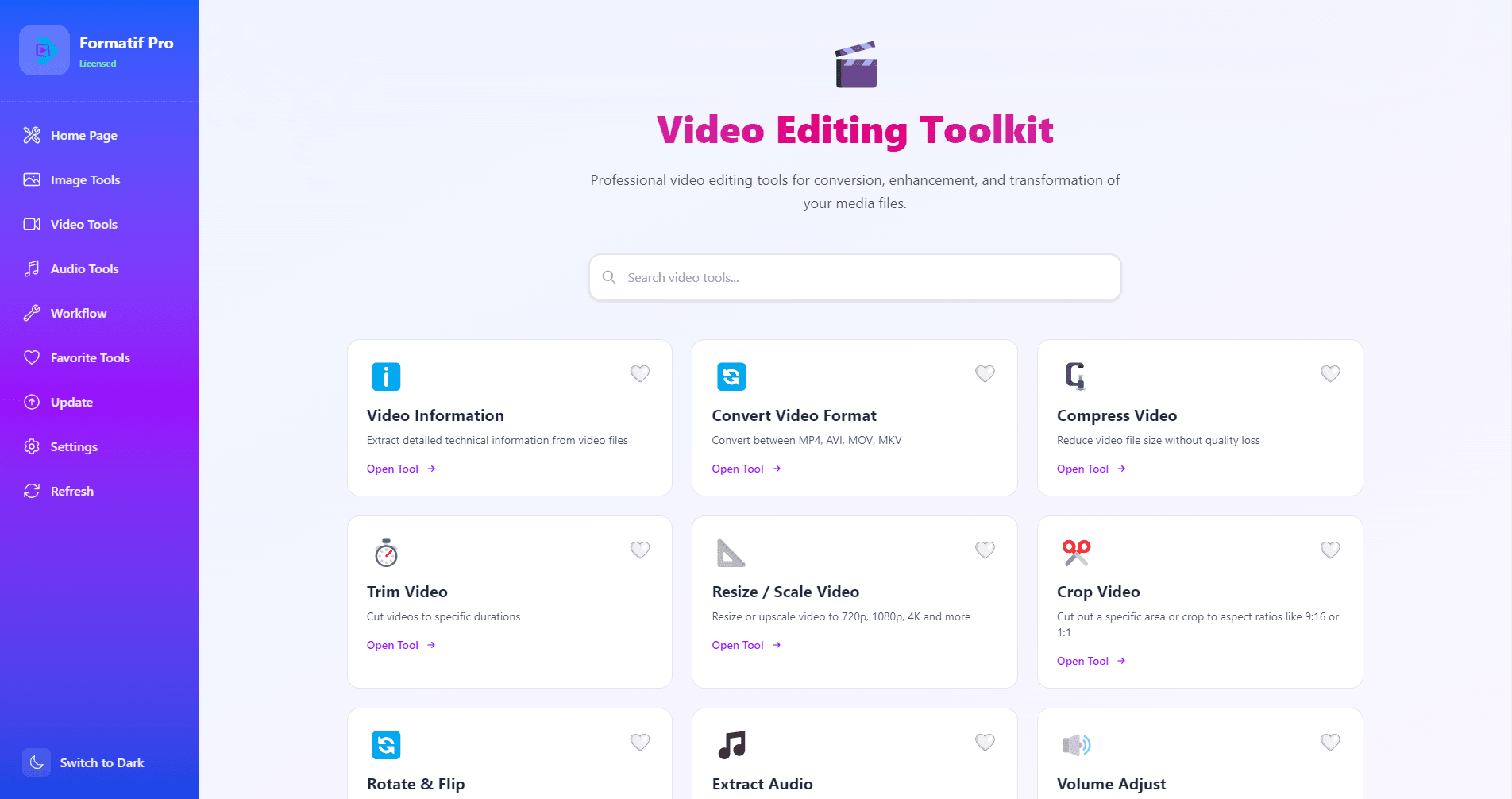 Videos screenshot