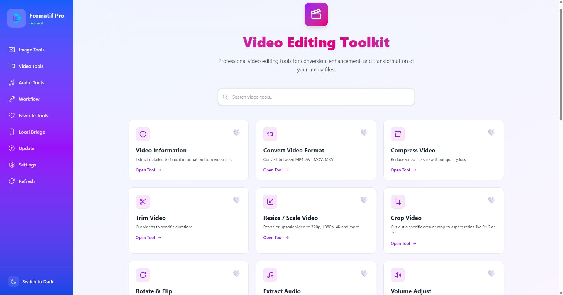 Videos screenshot
